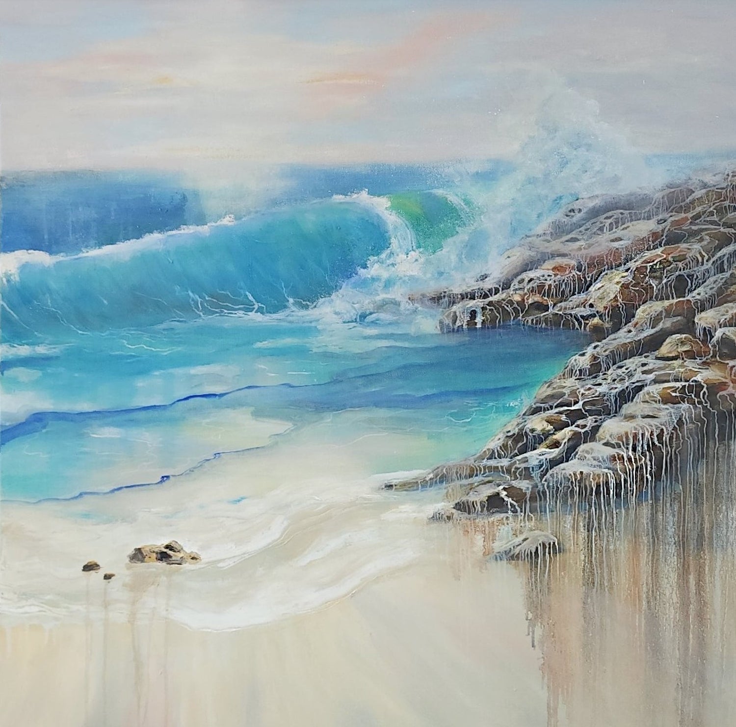 Coastal Art - contemporary ocean, waves and seascapes by Penelope Jayne Art of the Australian Coastline