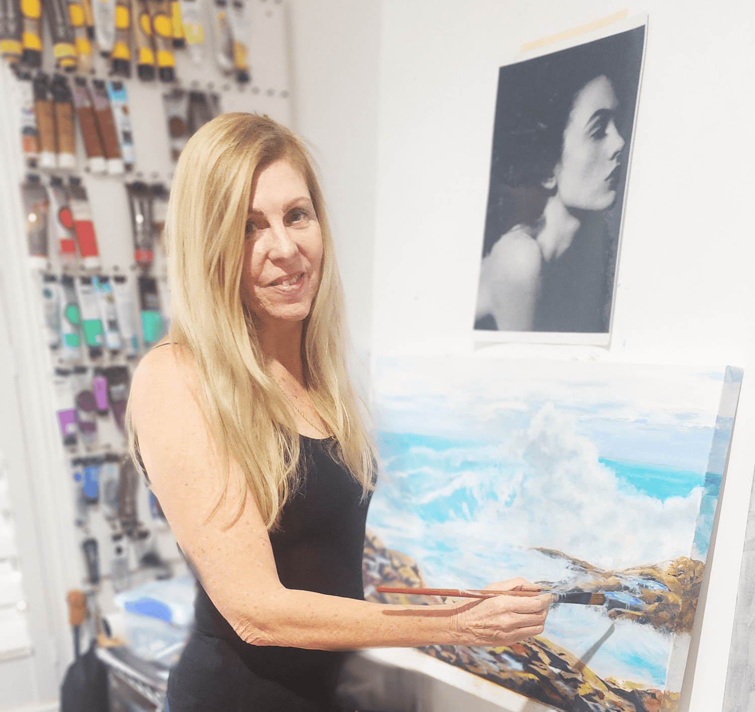 Gnostic Cafe Exhibition — Collection of paintings are currently on display. by Penelope Jayne Art