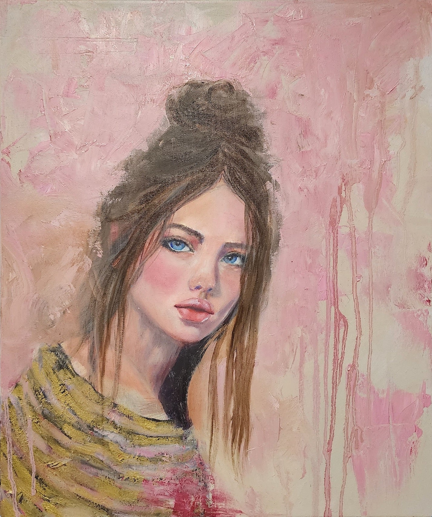Rose Reverie | sacred feminine by Penelope Jayne - oil painting by Penelope Jayne
