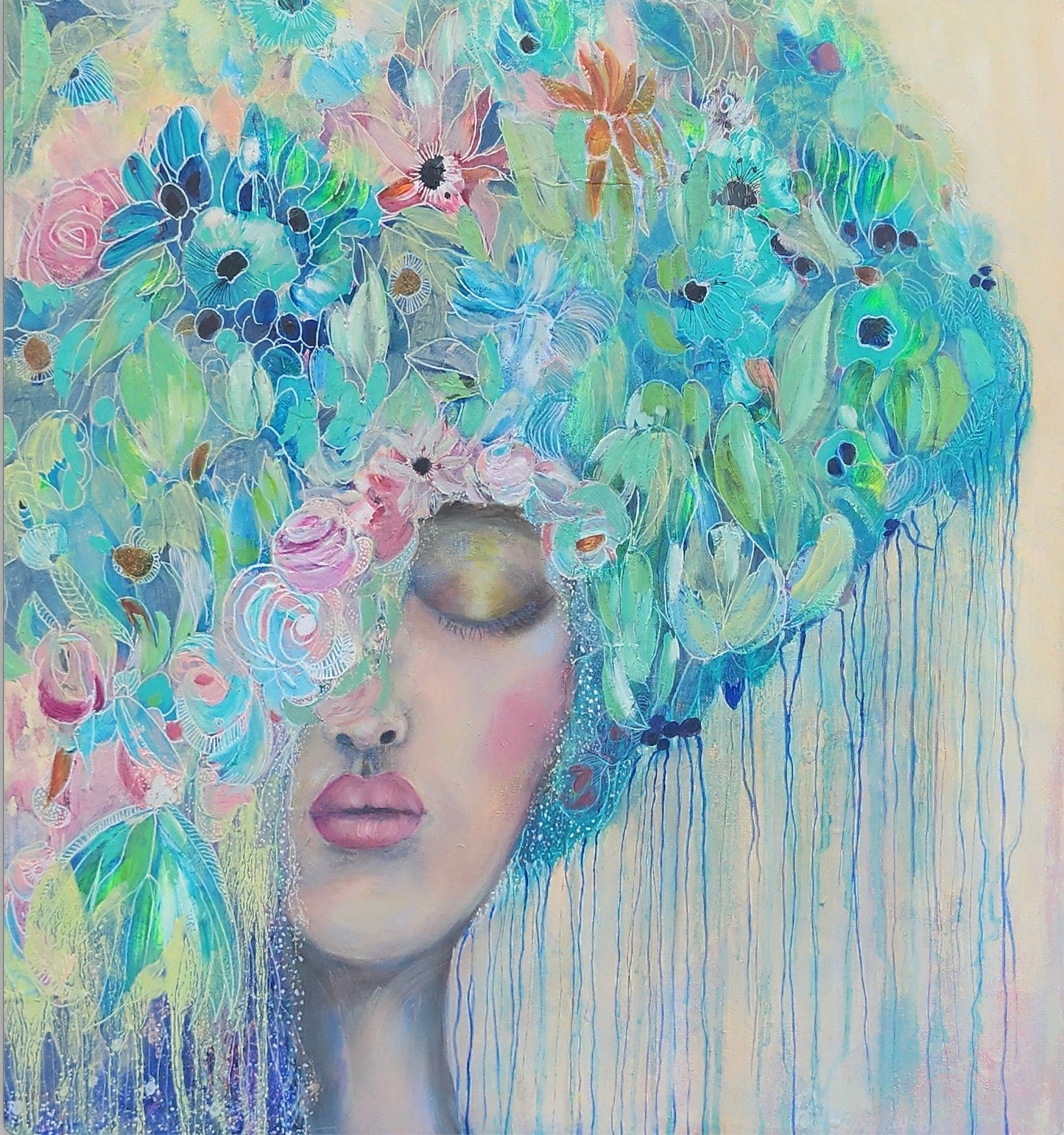 The Garden Within | sacred feminine by Penelope Jayne - oil painting by Penelope Jayne